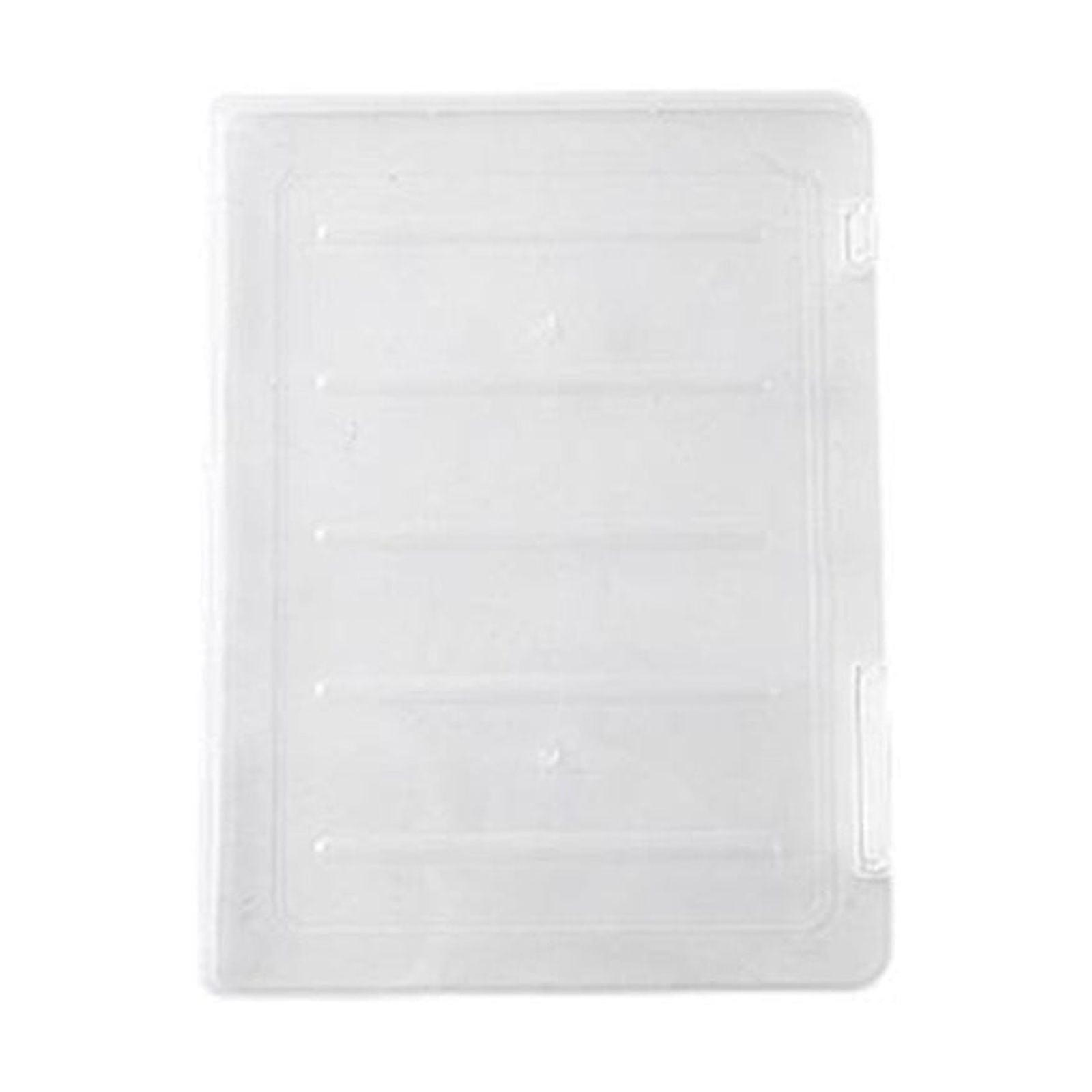 Office Cabinet Transparent File Box Storage Box Portable Supplies Holder for Documents and Paper Protectors Portable File Box