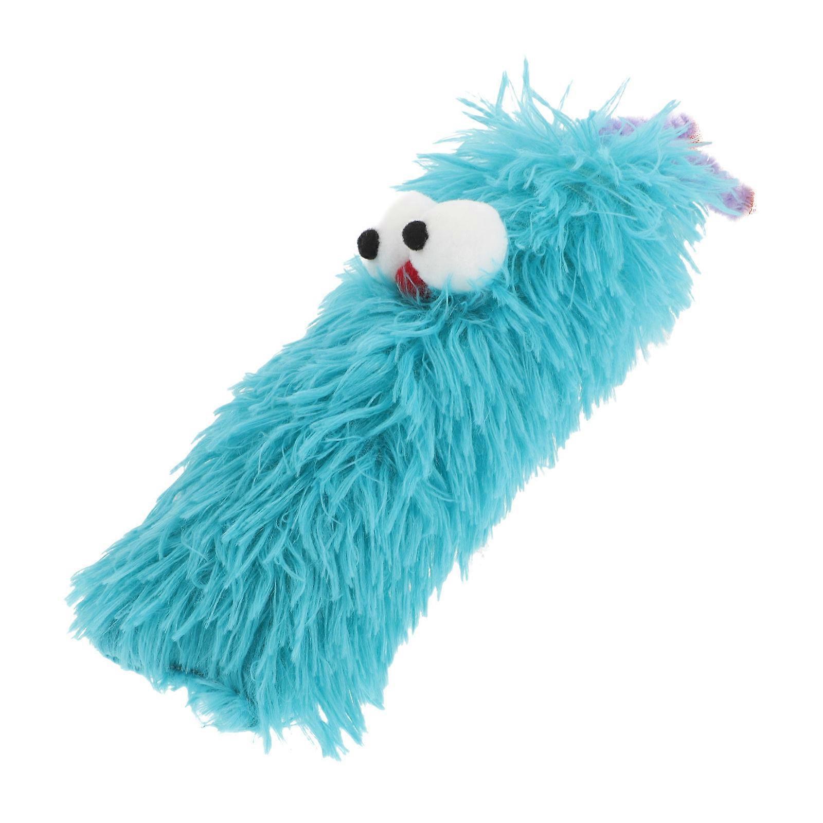 Catnip Plush Caterpillar Toy for Cats Indoor Interactive Soft Stuffed Pillow