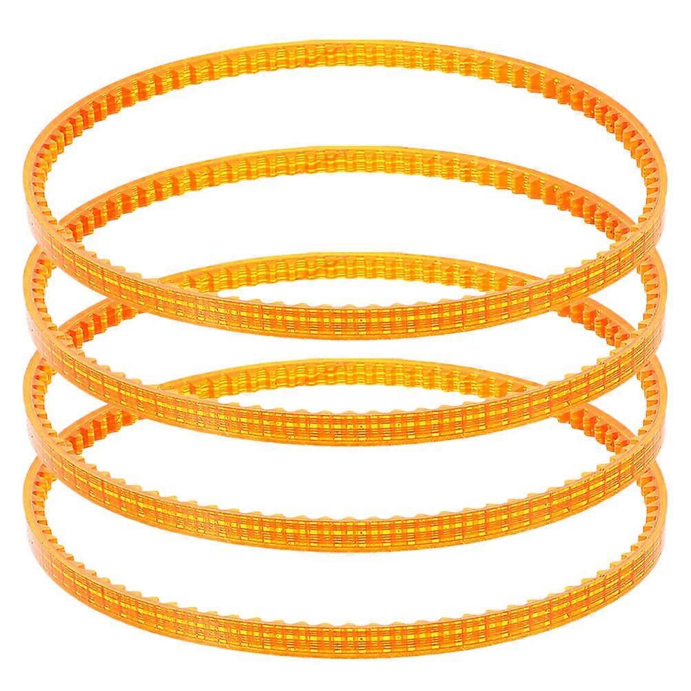 Cotton Candy Machine Belts Replacement for Candy Making Supplies 4Pcs Orange PVC