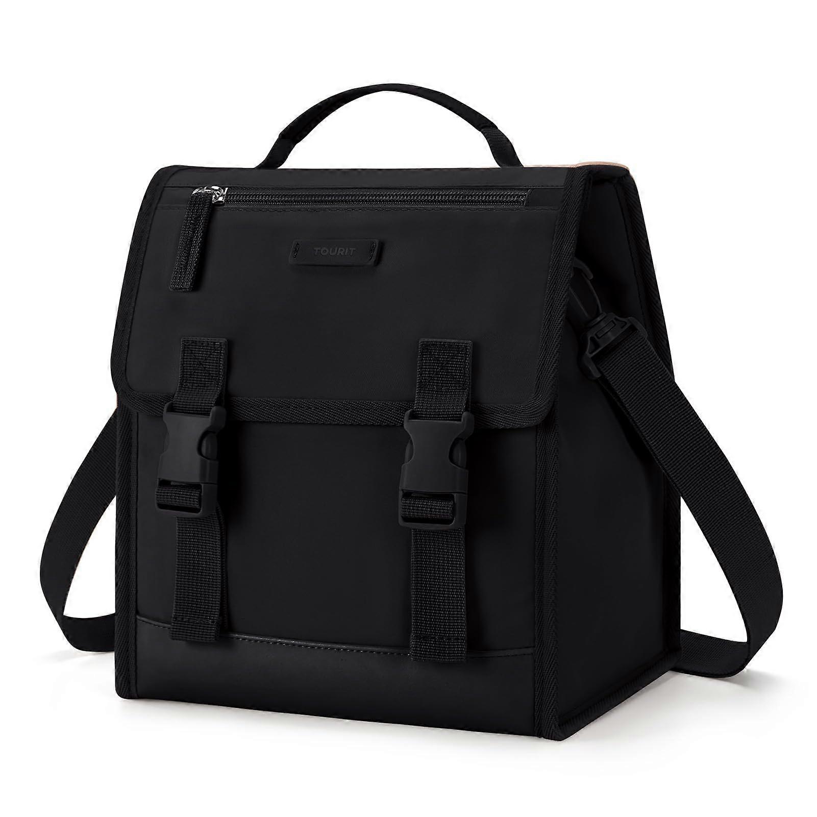 Insulated Lunch Bag 11L Large Capacity Cooler Tote for Work and Outdoor with Double Buckle Closure