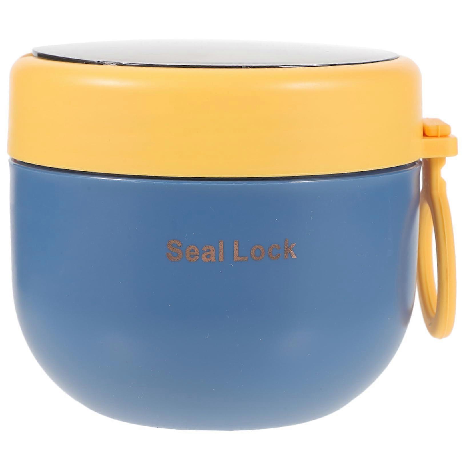 Portable Cereal Container with Handle, Leakproof Breakfast Cup for Travel or Office