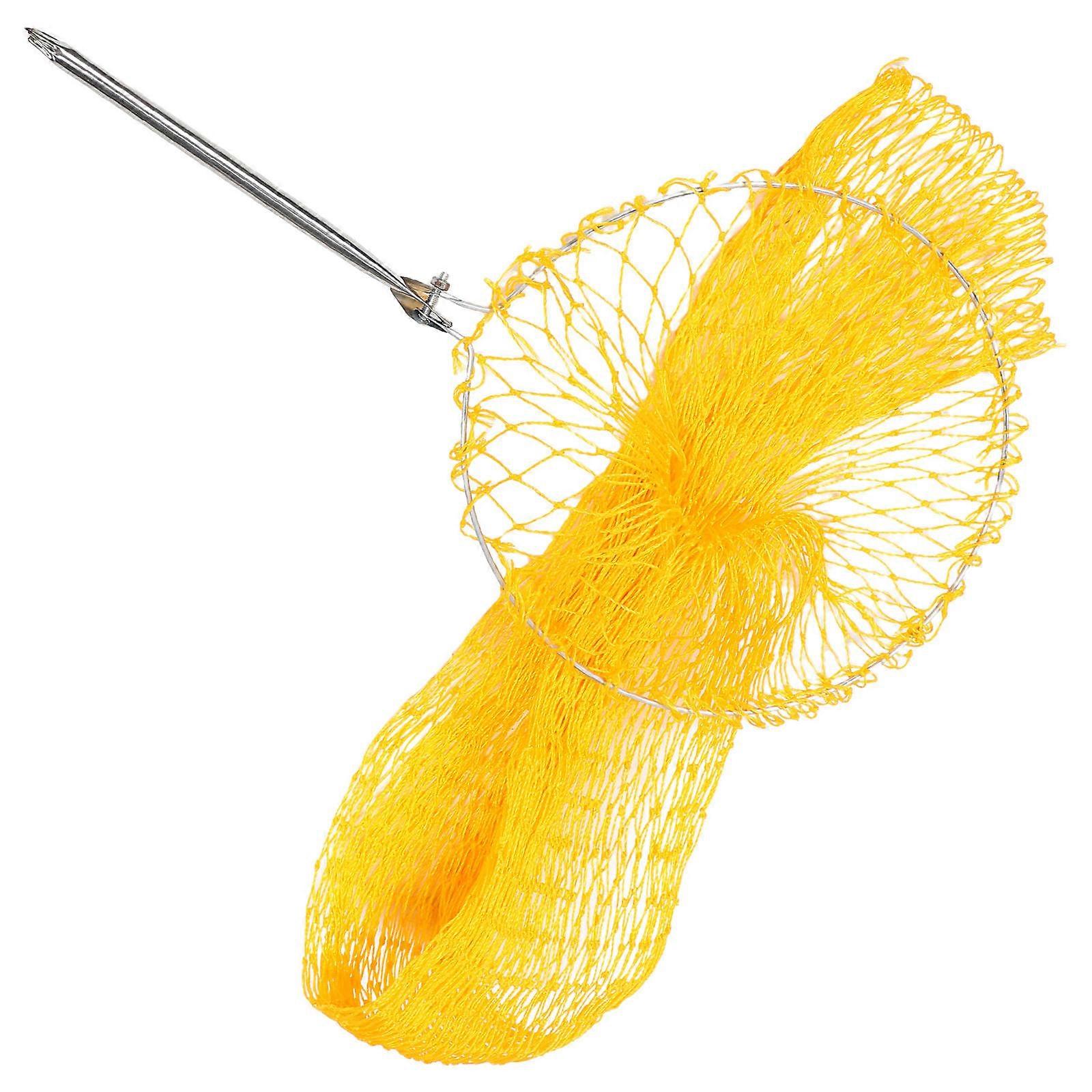 Fishing Nets For Saltwater Simple Flat Bottom Drawstring Fishing Net Glue Silk Thread Flat Bottom Drawstring Closure 200.00X23.00X23.00CM 1Pack