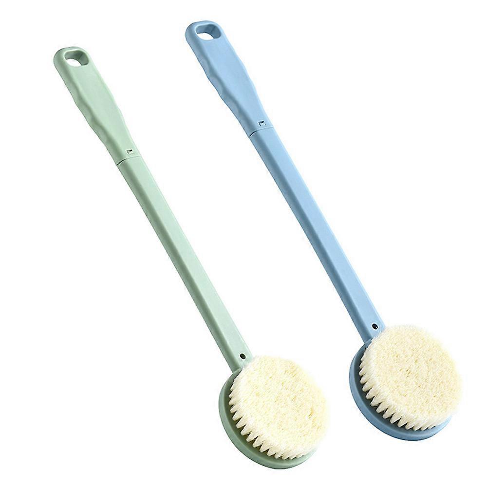 Assorted Color Long Handle Bath Brushes for Effective Cleaning 4Pcs