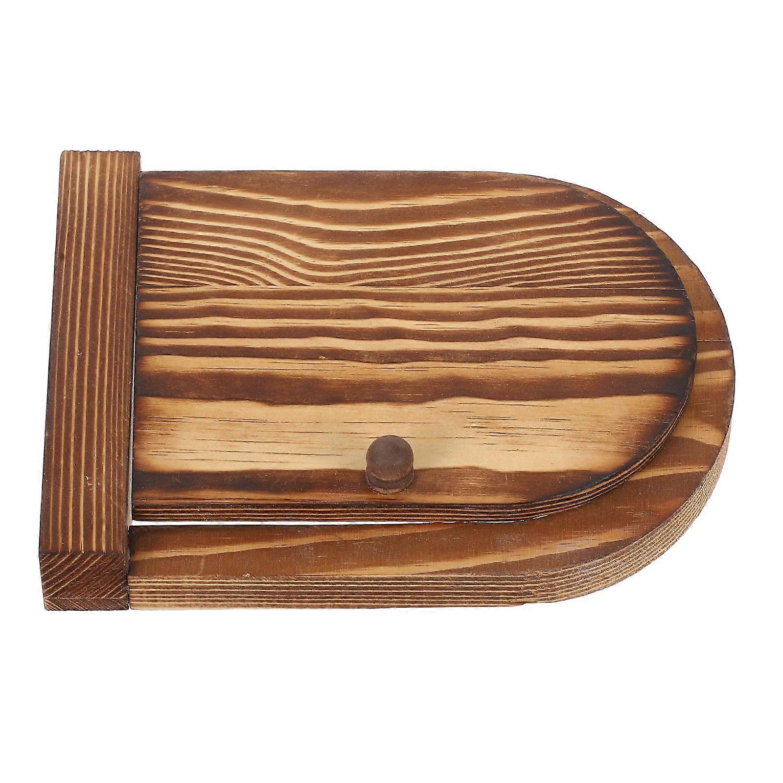 Self Adhesive Coffee Wood Switch for Home Use