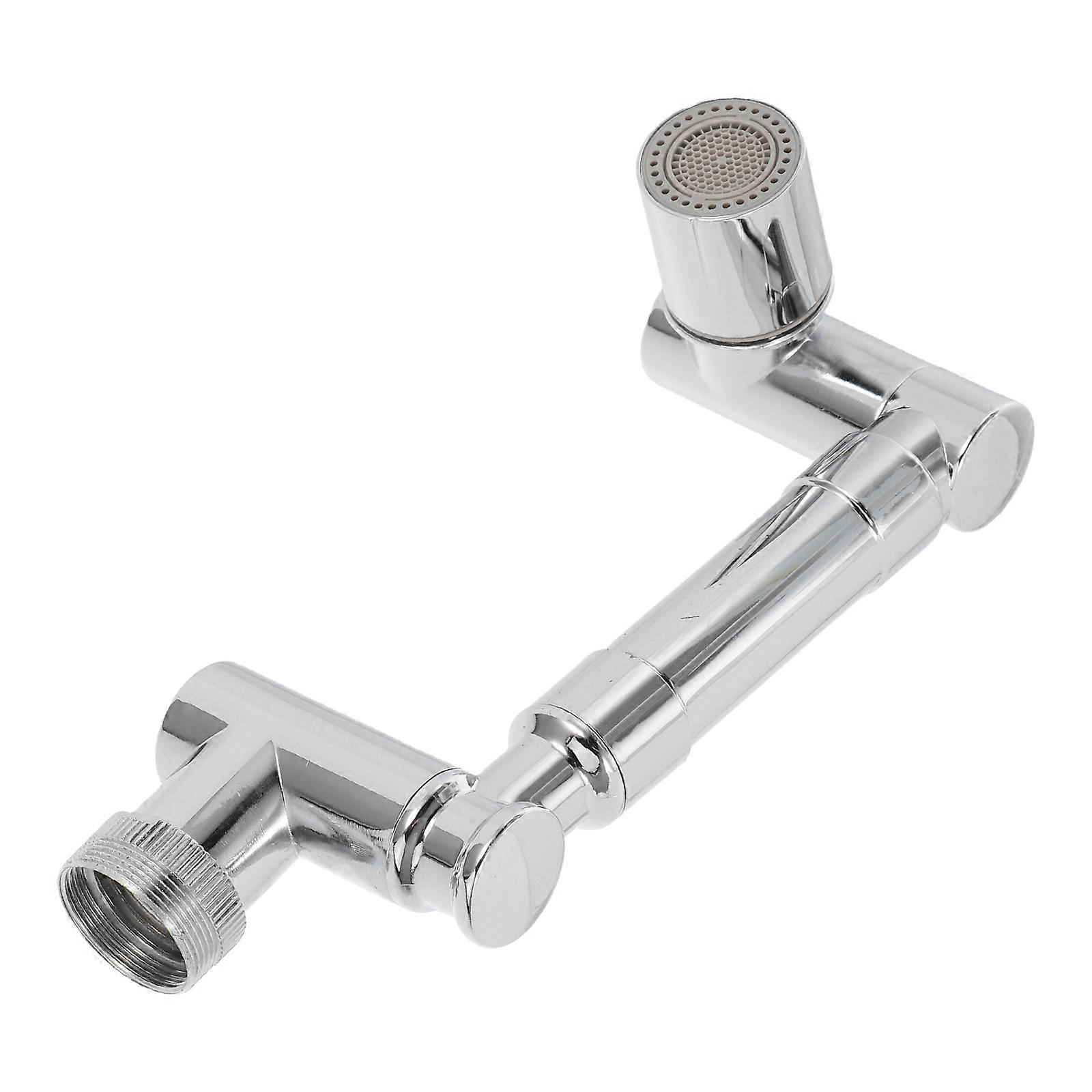 Mechanical Arm Faucet Extender for Bathroom Sink with Swivel