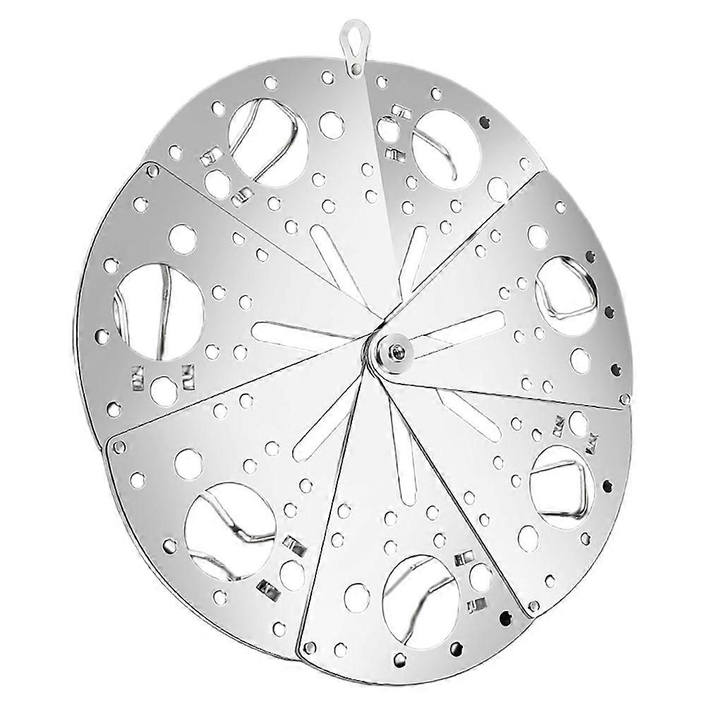 Stainless Steel Folding Steamer Rack for Vegetable Steaming Silver