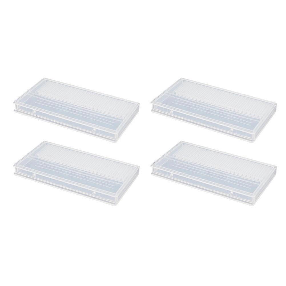 Nail Grinding Head Box for Manicure Use with 4Pcs Durable Storage Cases