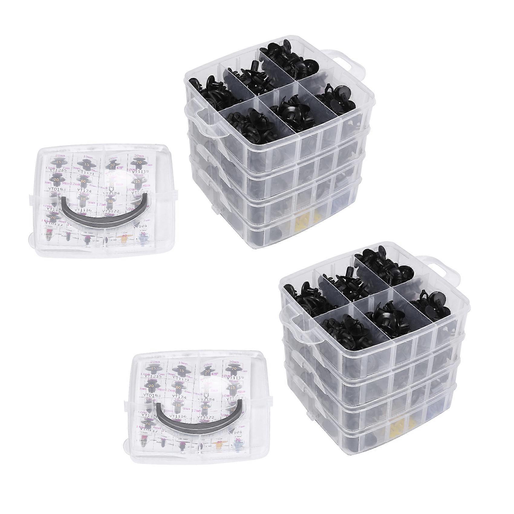 1300 Pcs Plastic Car Fender Retainer Different Fasteners Clip Moulding