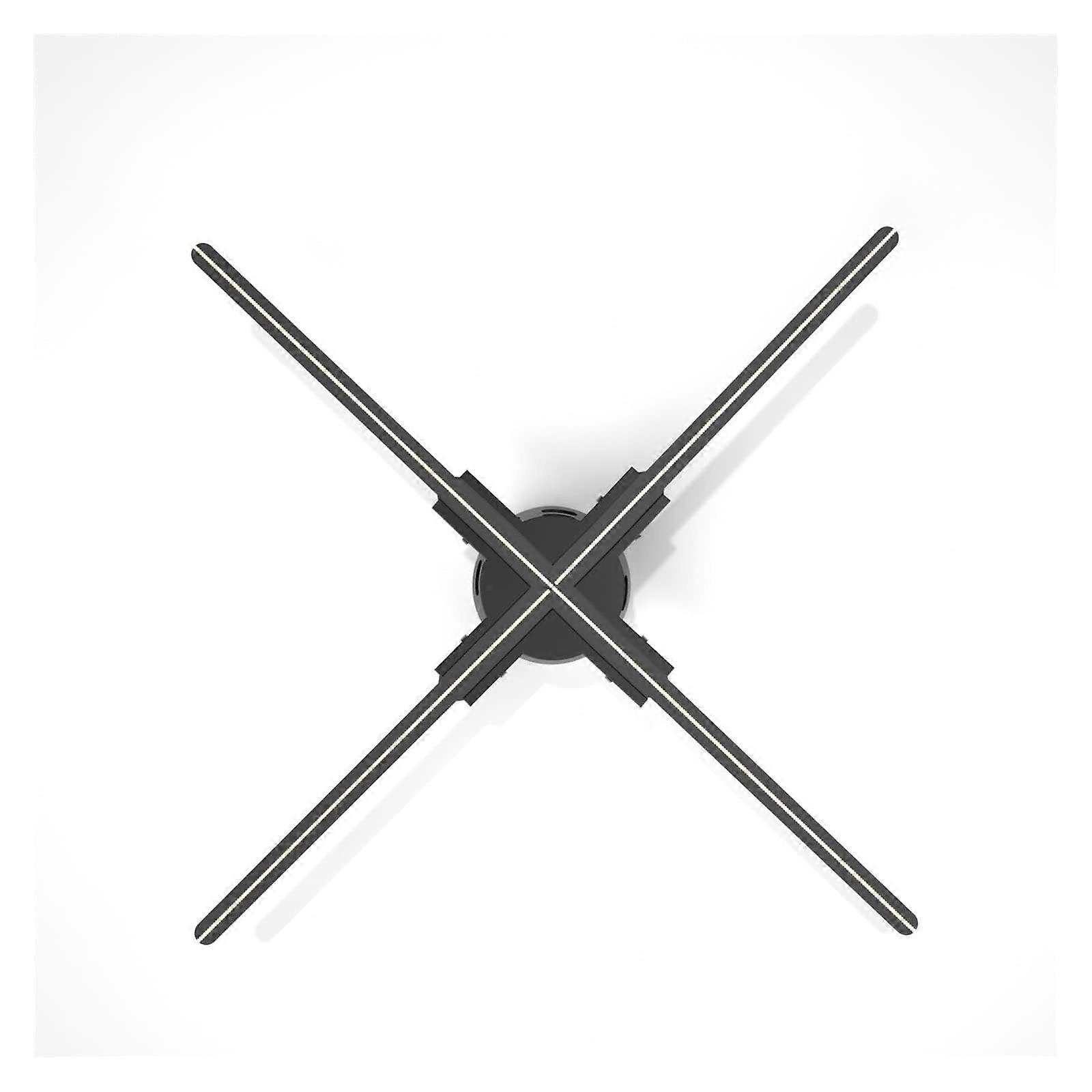 3D Hologram Fan 23.62Inch LED Holographic Projector Display, Floating Art Advertising, Audio Playback, WiFi Remote