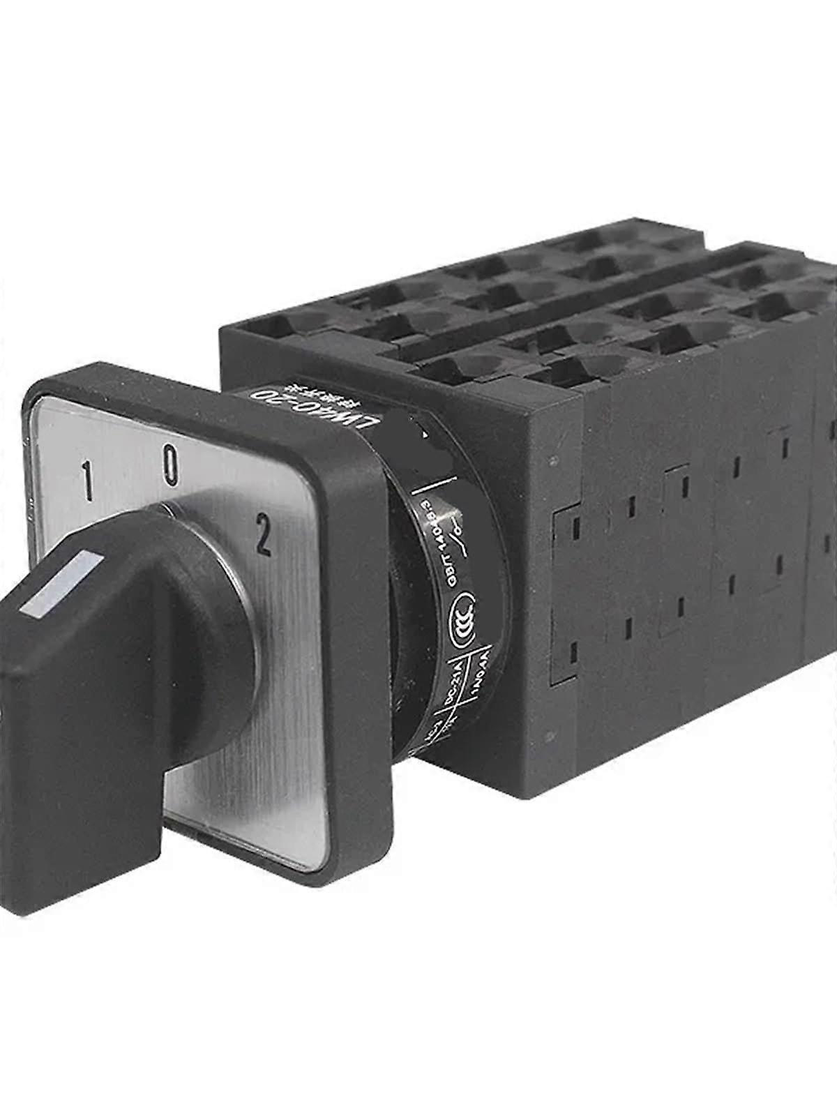 LW42A27591/LF301 DualPower Circuit Switching Control 20A ThreePosition 7Wire Knob Universal Rotary Cam Switch 1Pcs