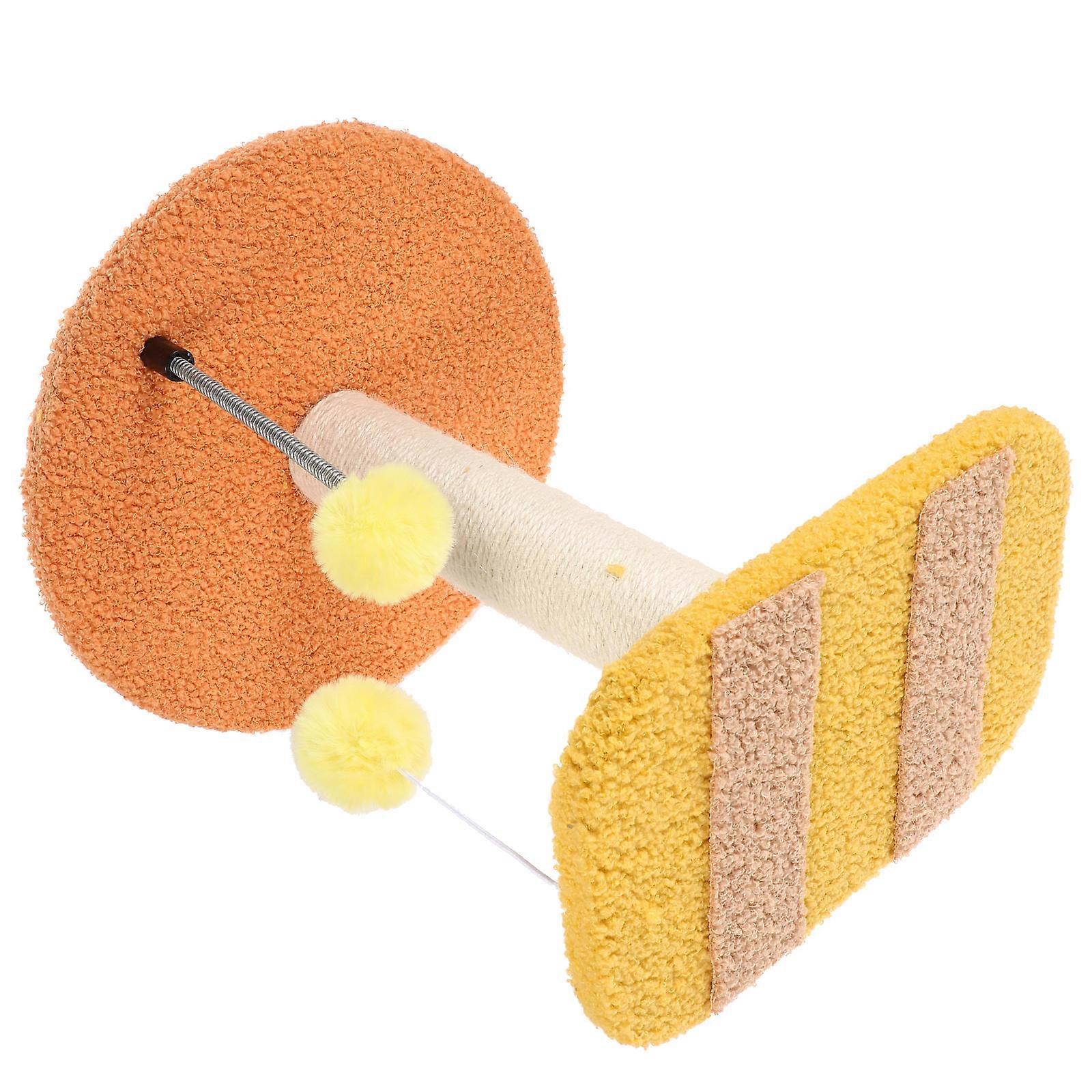 Durable Sisal Cat Scratching Post for Cat Use with Hanging Toy