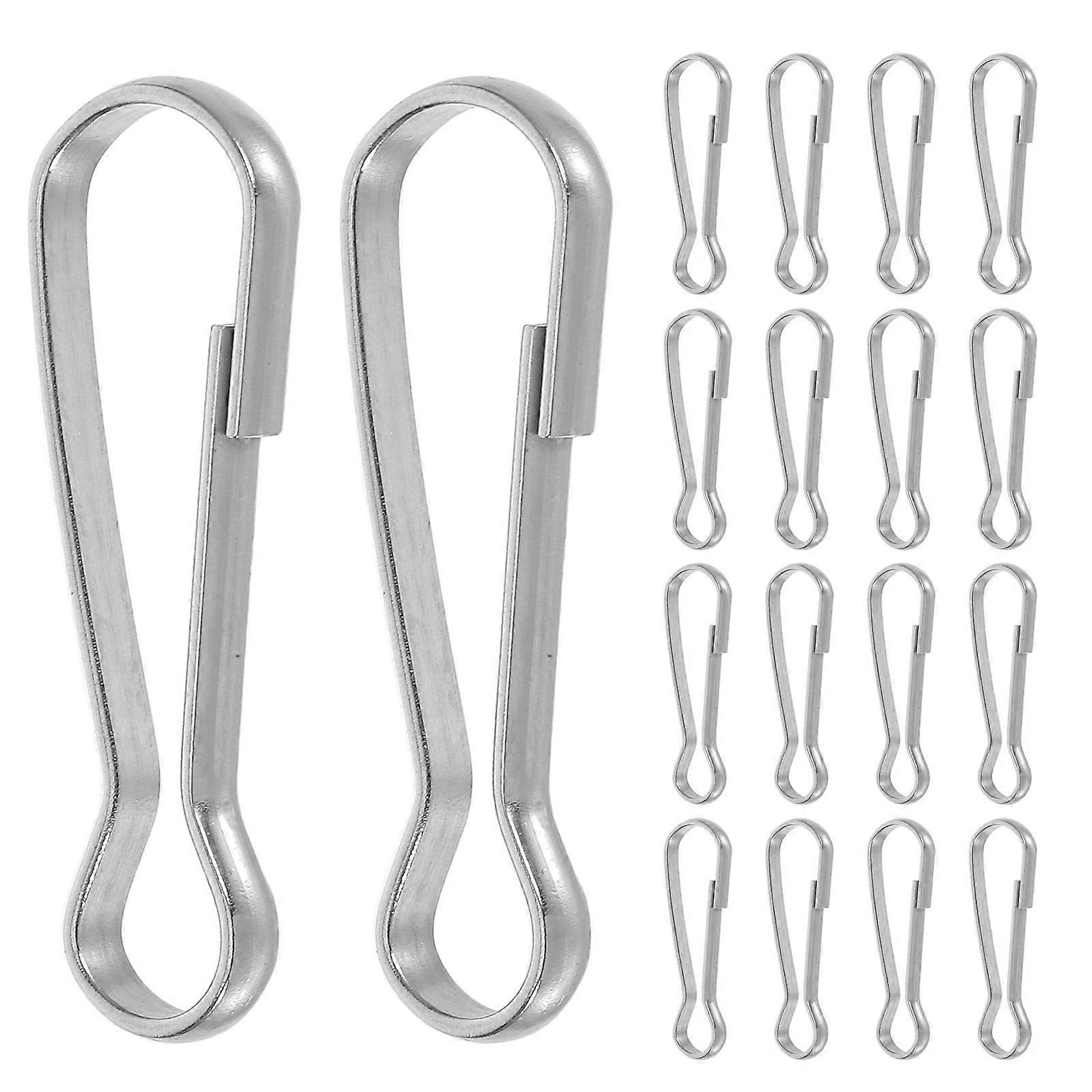 30pcs Γάντζοι Snap Hooks από ανοξείδωτο χάλυβα Εξαρτήματα σημαιών κήπων Βαρέων καθηκόντων Flagpole Hooks Flag Pole μέρη