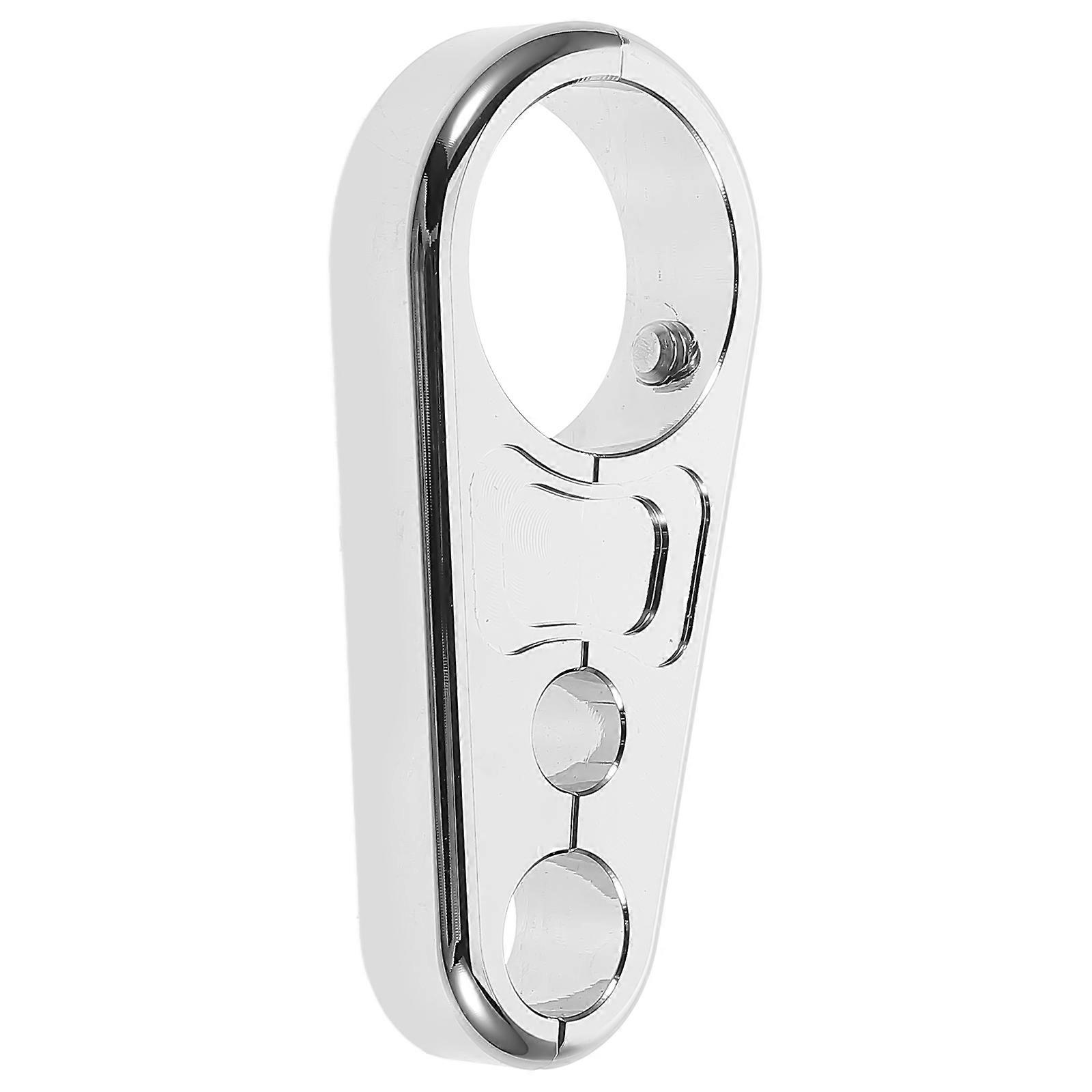 Silver Motorcycle Brake Line Clamp Clip for Frame Mount Applications