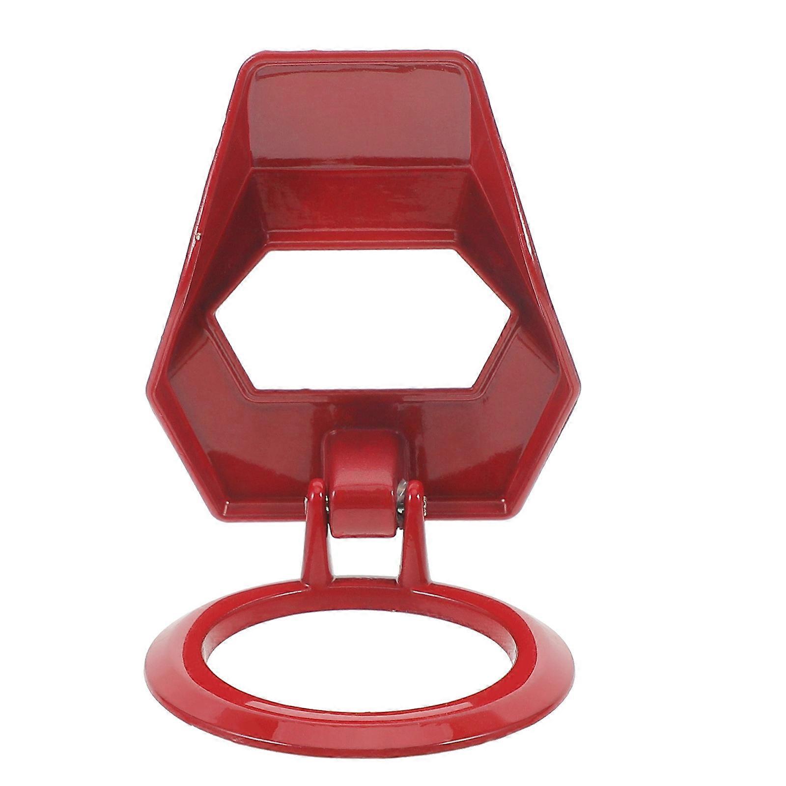 Car Engine Ring for Decoration 5Pcs Red Zinc Alloy Interior Covers