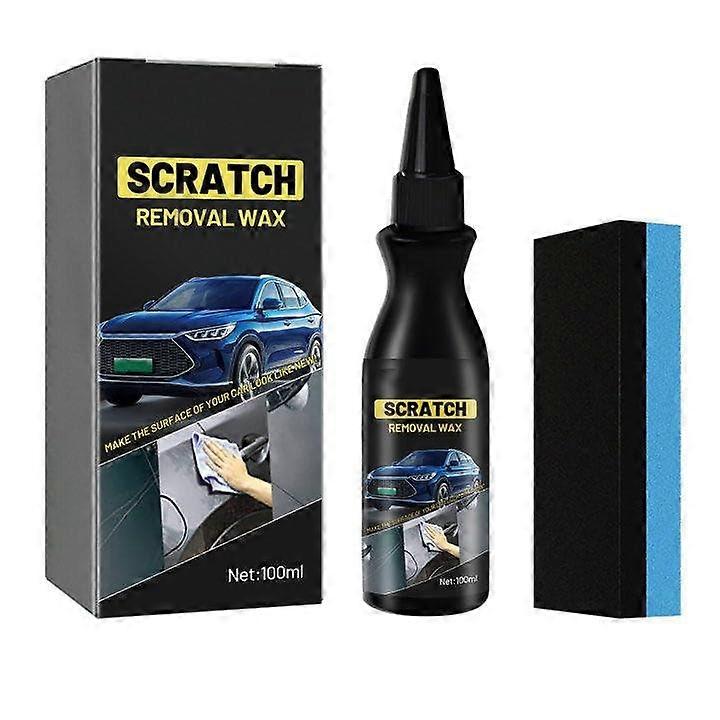 Car Scratch Remover and  Paste Black 1PCS for Deep Scratches with Instant Removal Shine