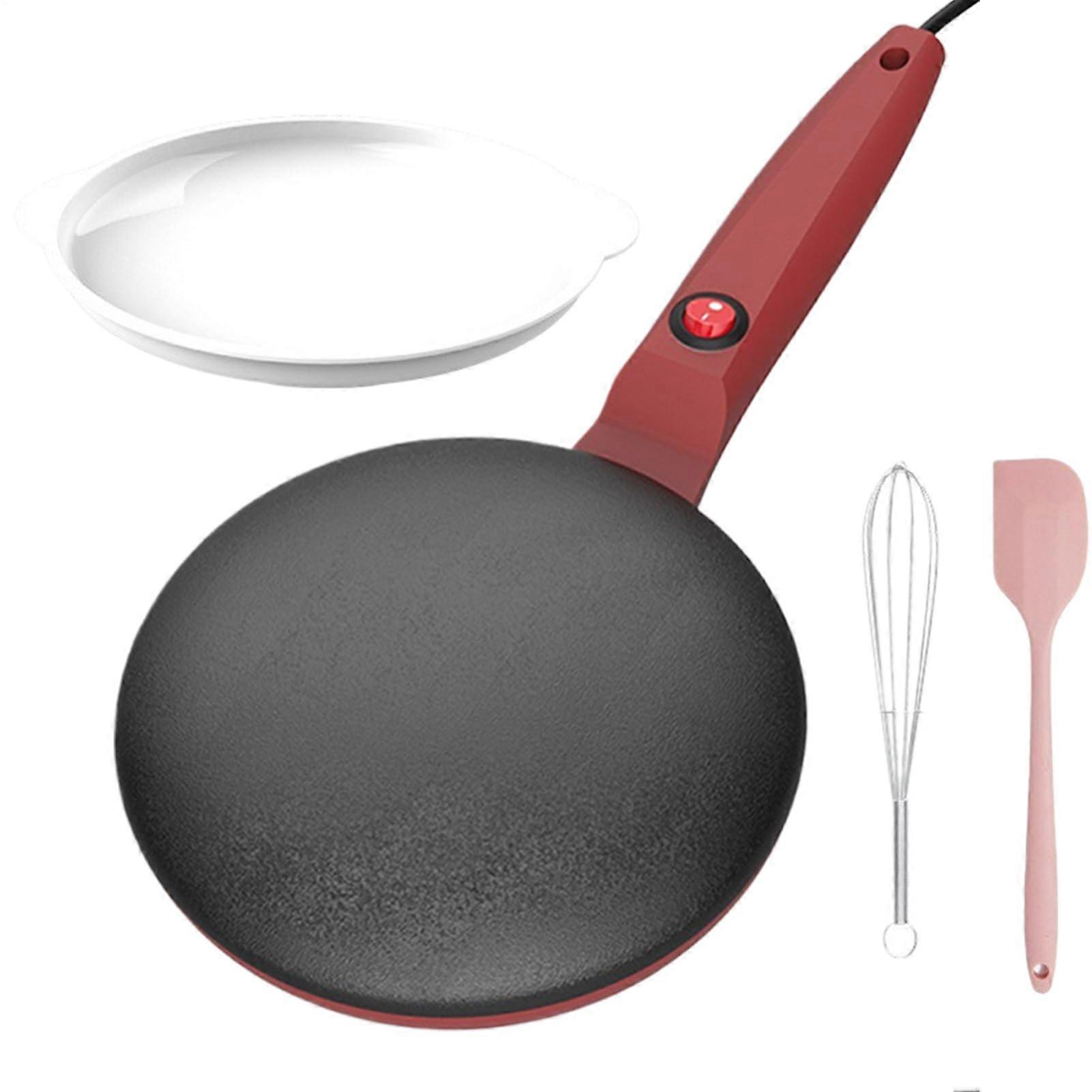 Electric Crepe Maker 7.8 Inch NonStick Surface with Automatic Temperature Control for Fast Cooking