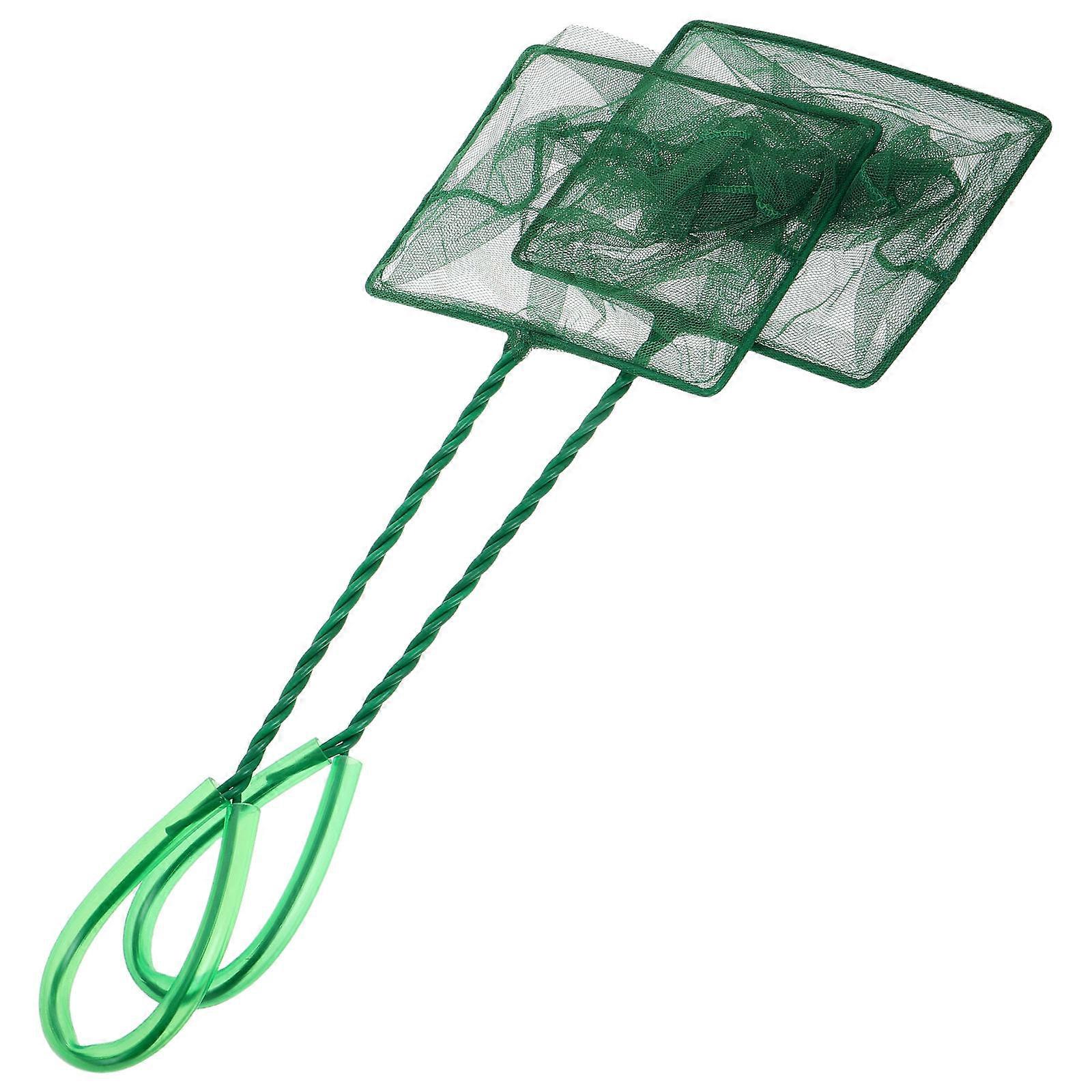 2pcs Fish Tank Net Handheld Aquarium Fishing Net for Catching Fish Shrimp