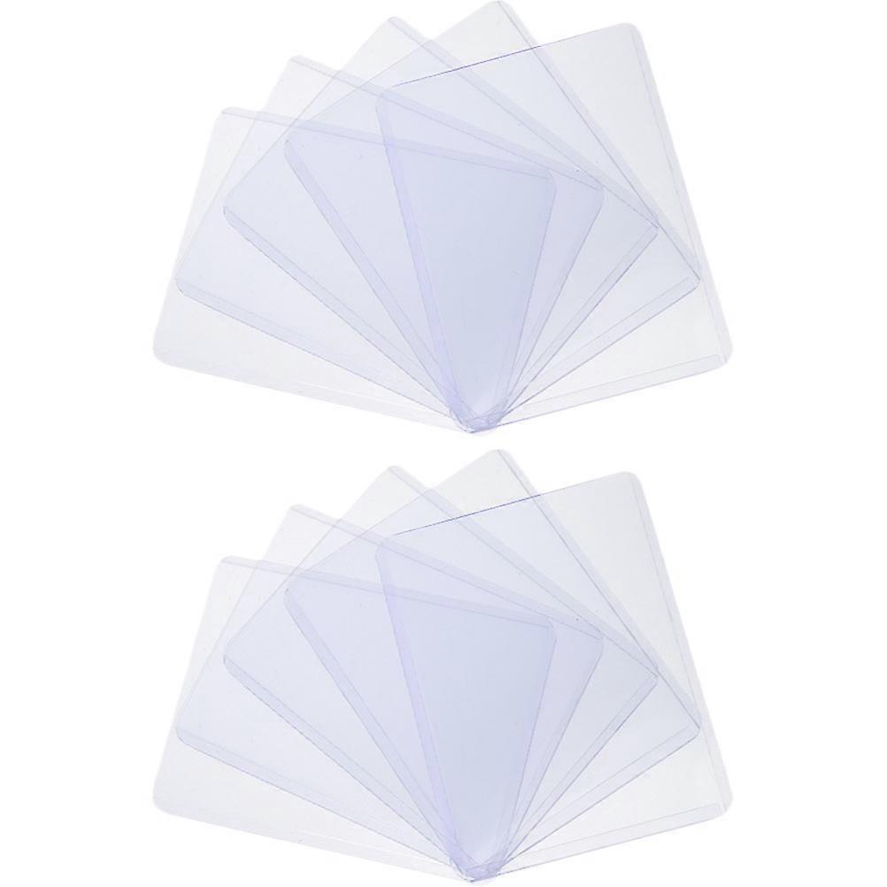 Transparent Game Card Sleeve for Playing Cards Container 50Pcs Plastic