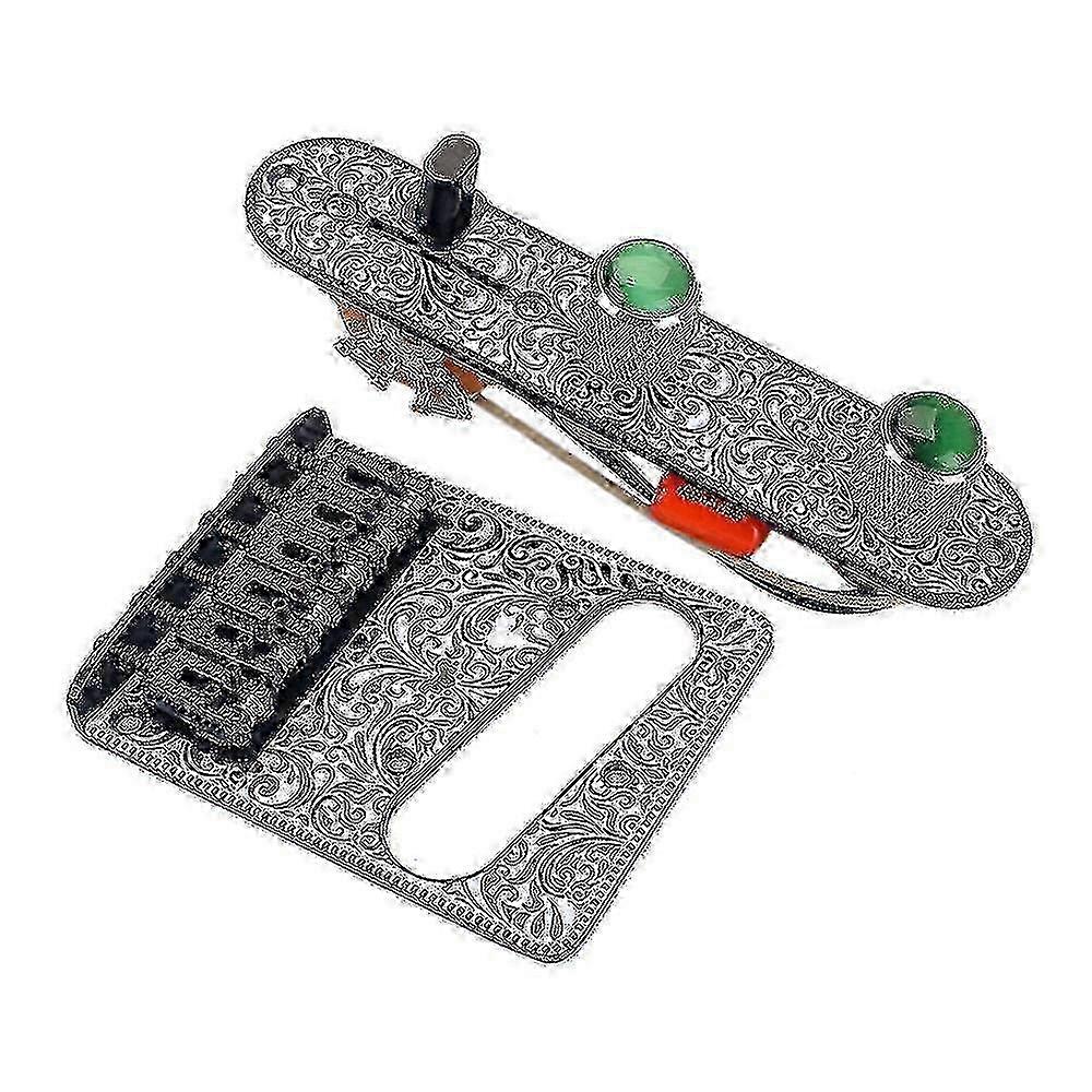 For Tl Guitar Roller Saddle Bridge And Prewired Control Plate