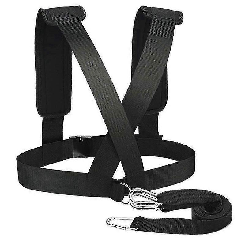tire pulling harness fitness adjustable shoulder strap