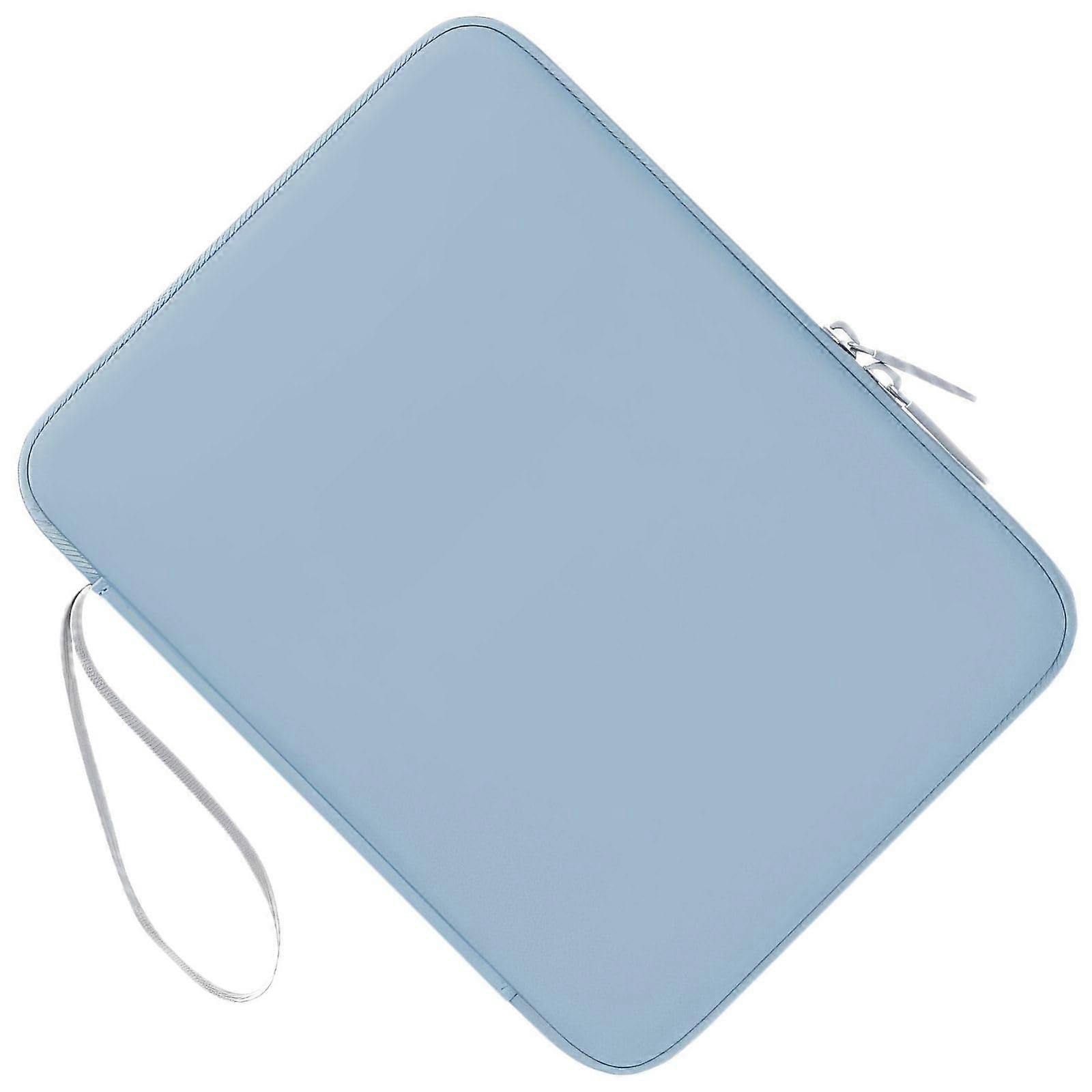 Sleeve for iPad PU Leather with Wrist Strap, Slim WaterResistant Tablet Case, ScratchResistant Blue