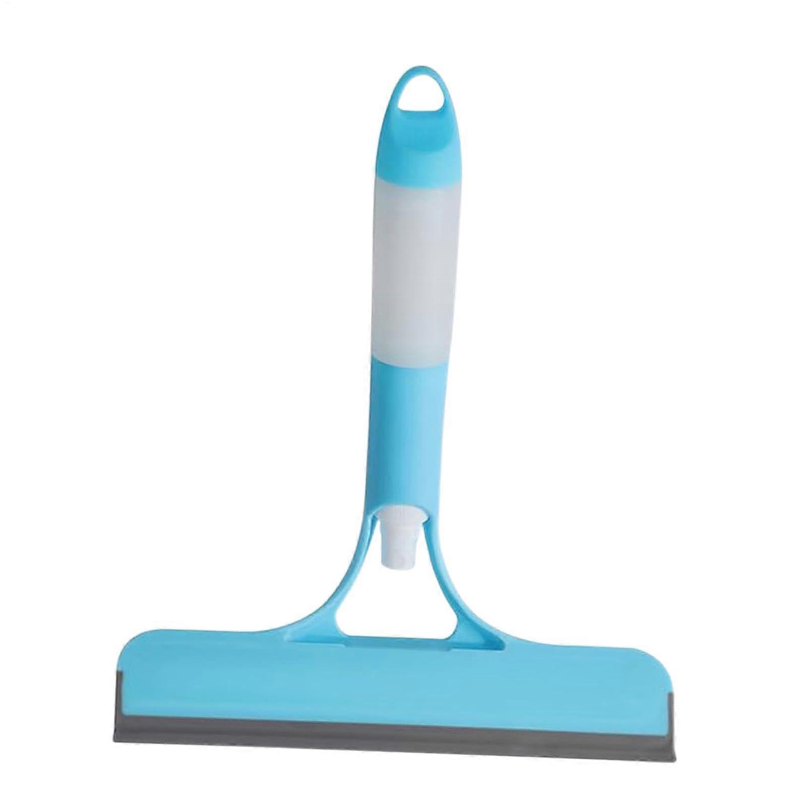 Window Cleaning Squeegee with Spray Function, Ergonomic Handle for Streak MultiSurface Use