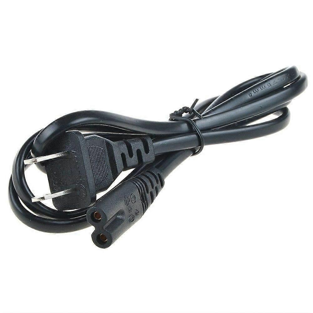 5ft Figure 8 AC Power Cord for PS3 Slim and Electronics, Universal 2Prong US Plug