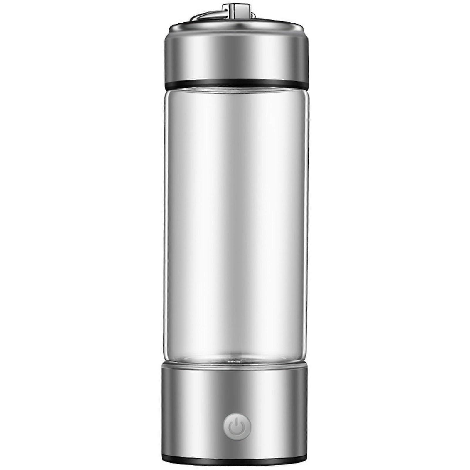 Hydrogen Water Bottle 1000PPB Fast Generation LeakProof Borosilicate Glass Portable Generator
