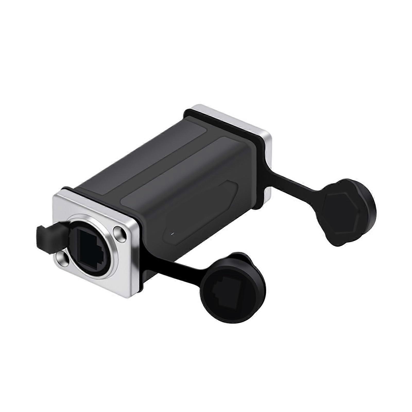 RJ45 Ethernet Connector Female Panel Mount Secure Compact Port for Stable Network Connection