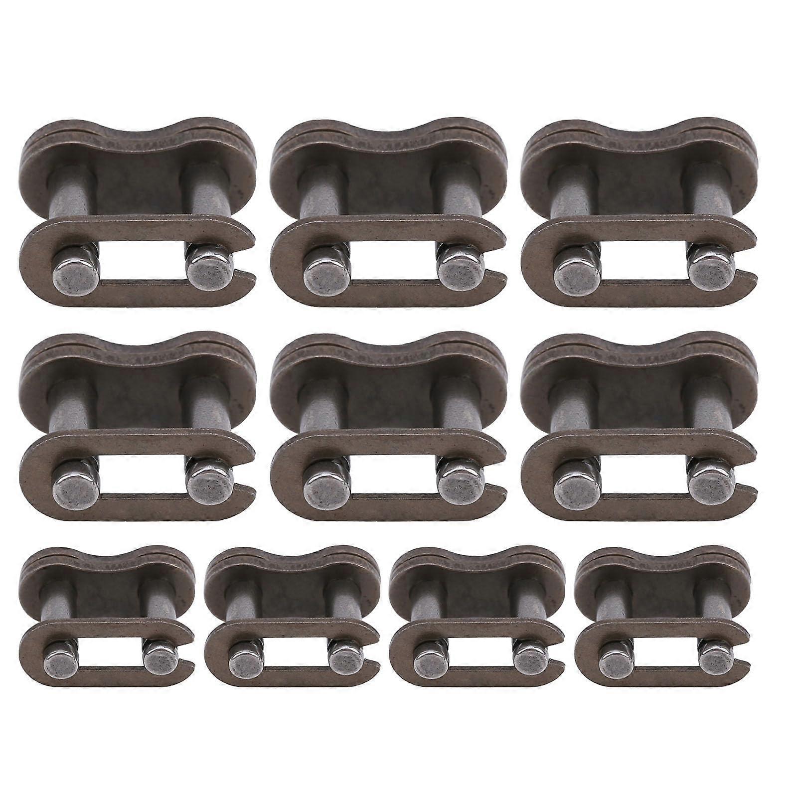 10pcs 25H Strength Cast Iron Chain Master Link Set for Easy Motorcycle Chain Connector Replacement