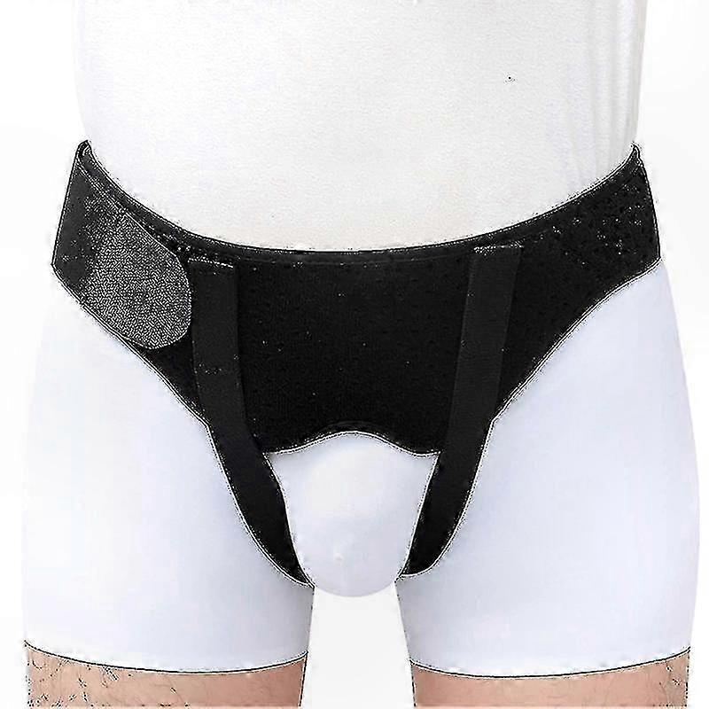 Inguinal Support Truss with Adjustable Strap and Removable Compression Pads for Hernia Relief