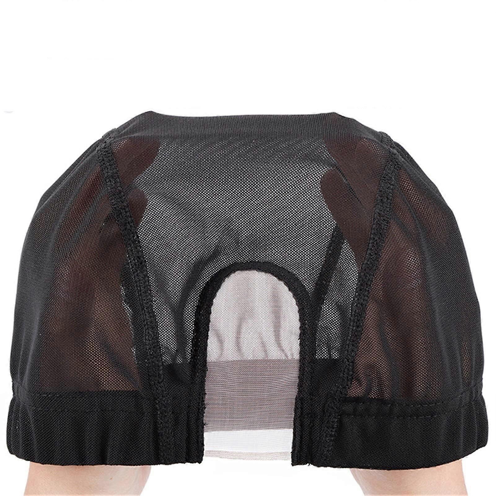 Stretchable Mesh Wig Cap with Combs, Breathable Dome Design for Secure Wig Fit, Size L