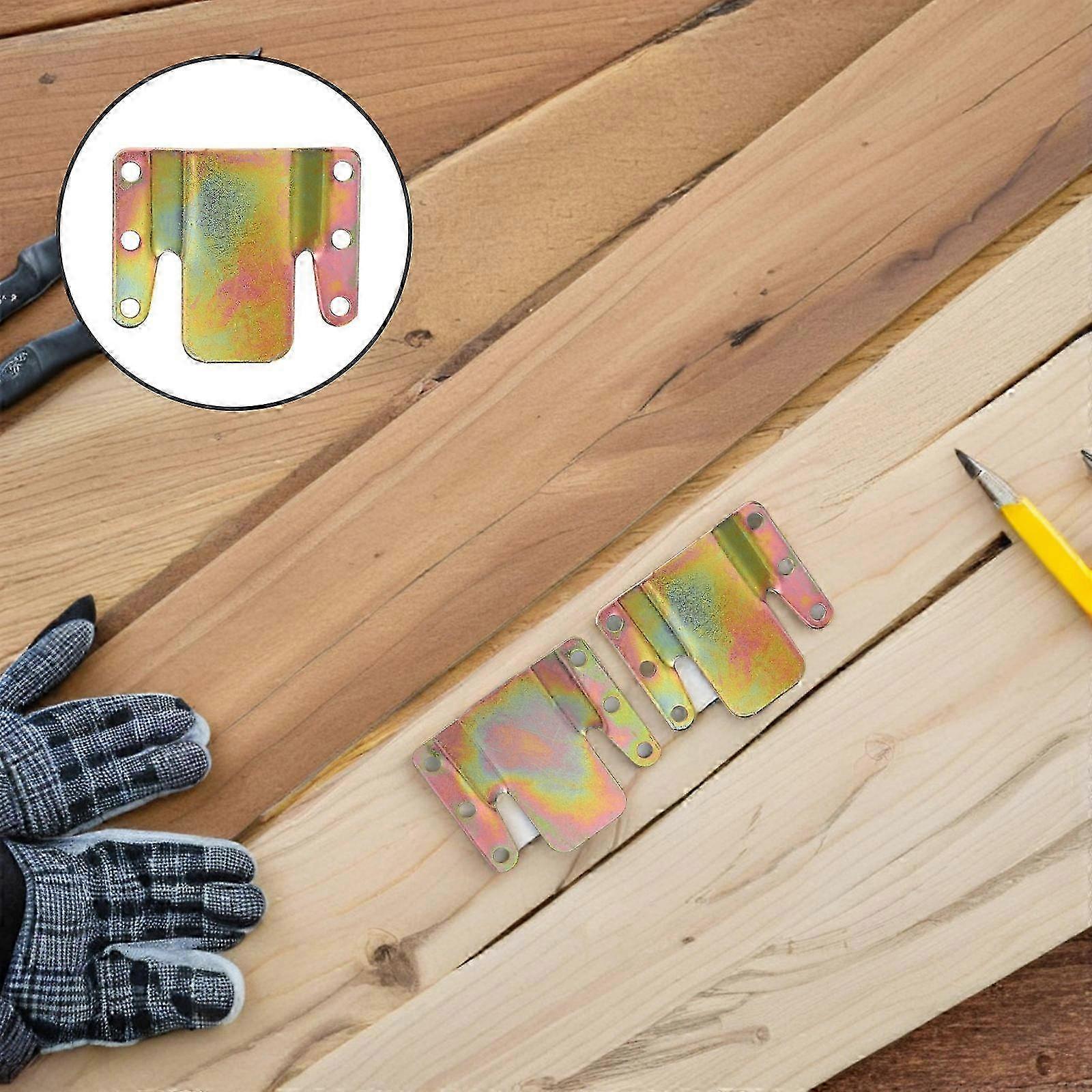 Golden Sofa Interlocking Clips Sectional Couch Connectors Hardware Set 20Pcs