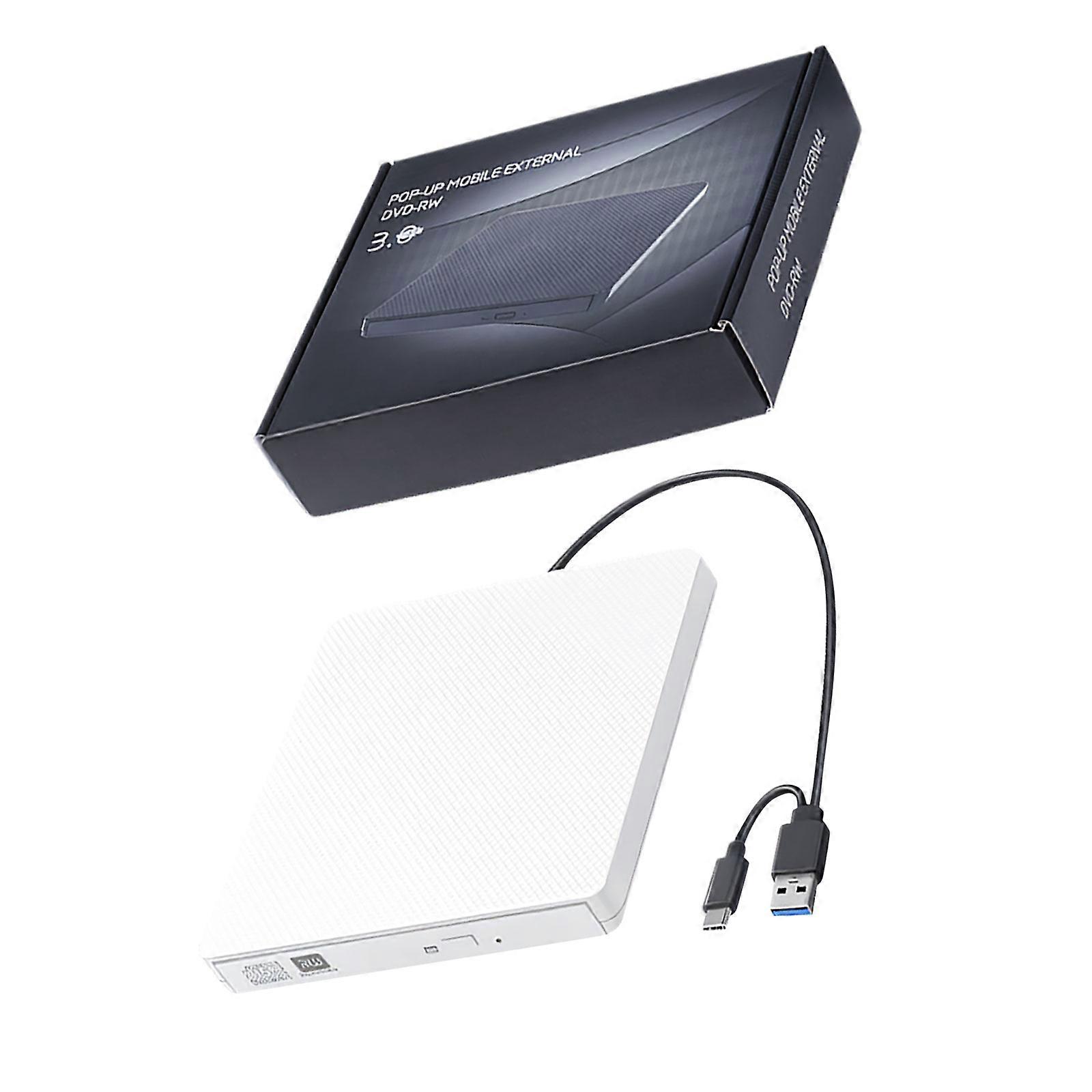 Thin USB Advanced External Storage Tool Works With journals And Desktops For Viewing And Saving Files  White