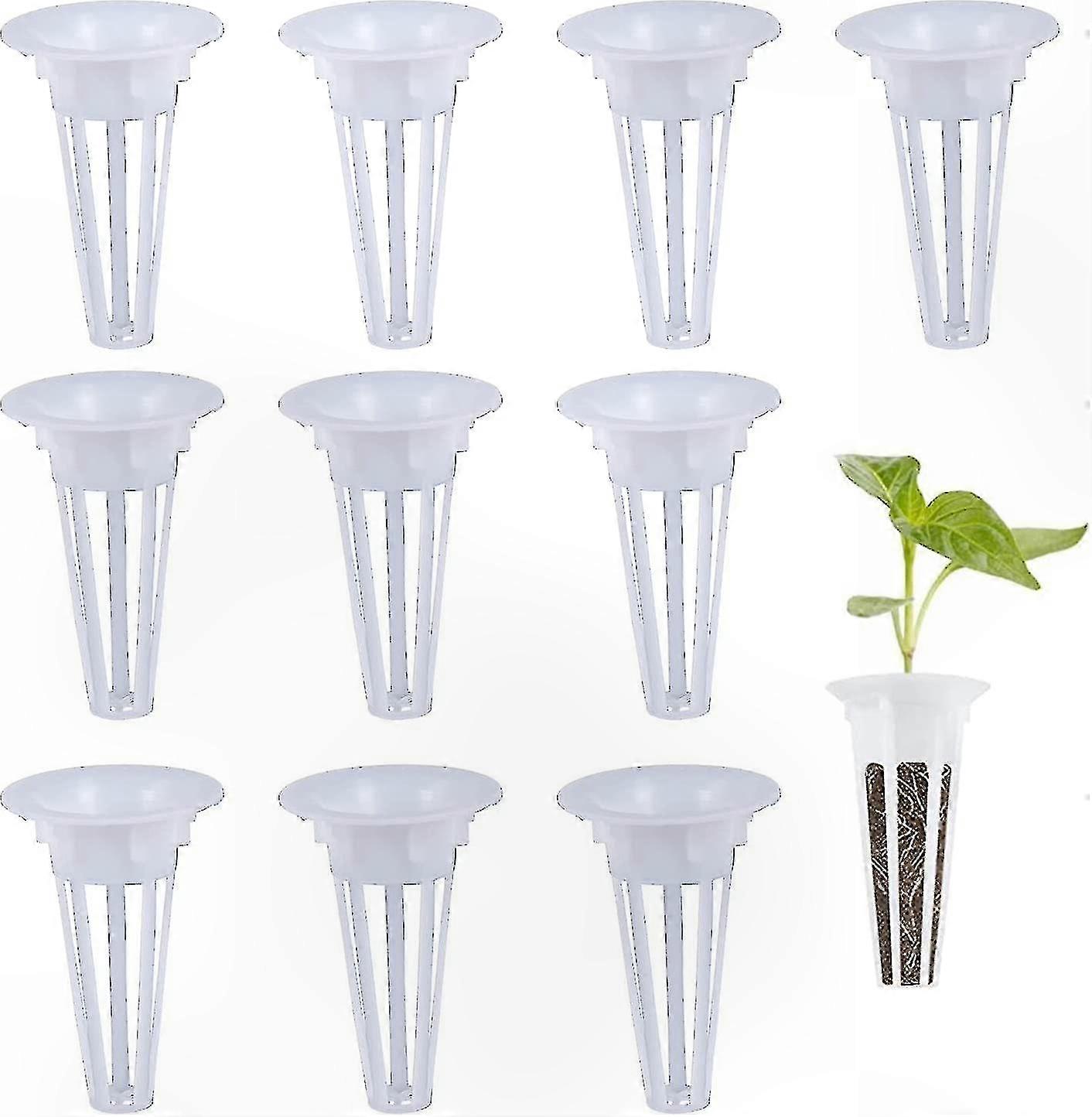 50 Pack Hydroponic Growing Baskets, Replacement Pods for Plant Containers, Hydroponics System Accessories