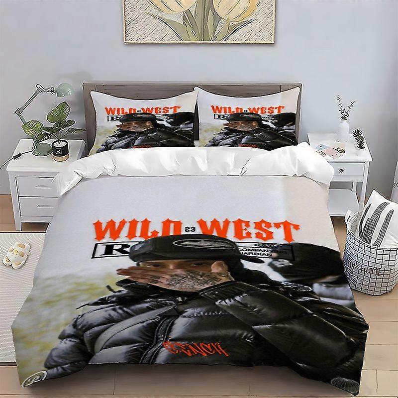 Wild West Print Bedding Set  100% Polyester Soft SkinFriendly