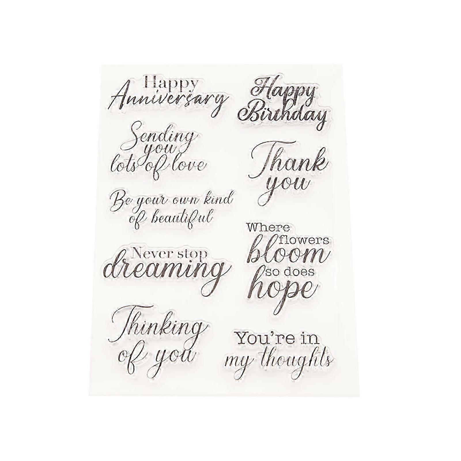 Transparent Seal Stamp DIY Craft Kit for Kids