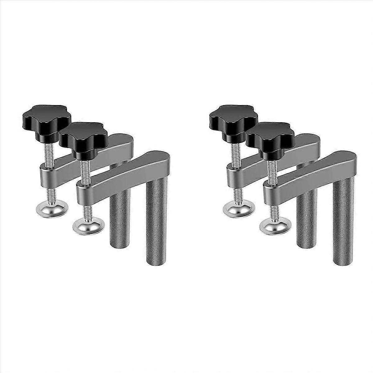 2Pc Bench Dog Hole Clamp Adjustable Bench Desktop Clip(20mm/0.79Inch)
