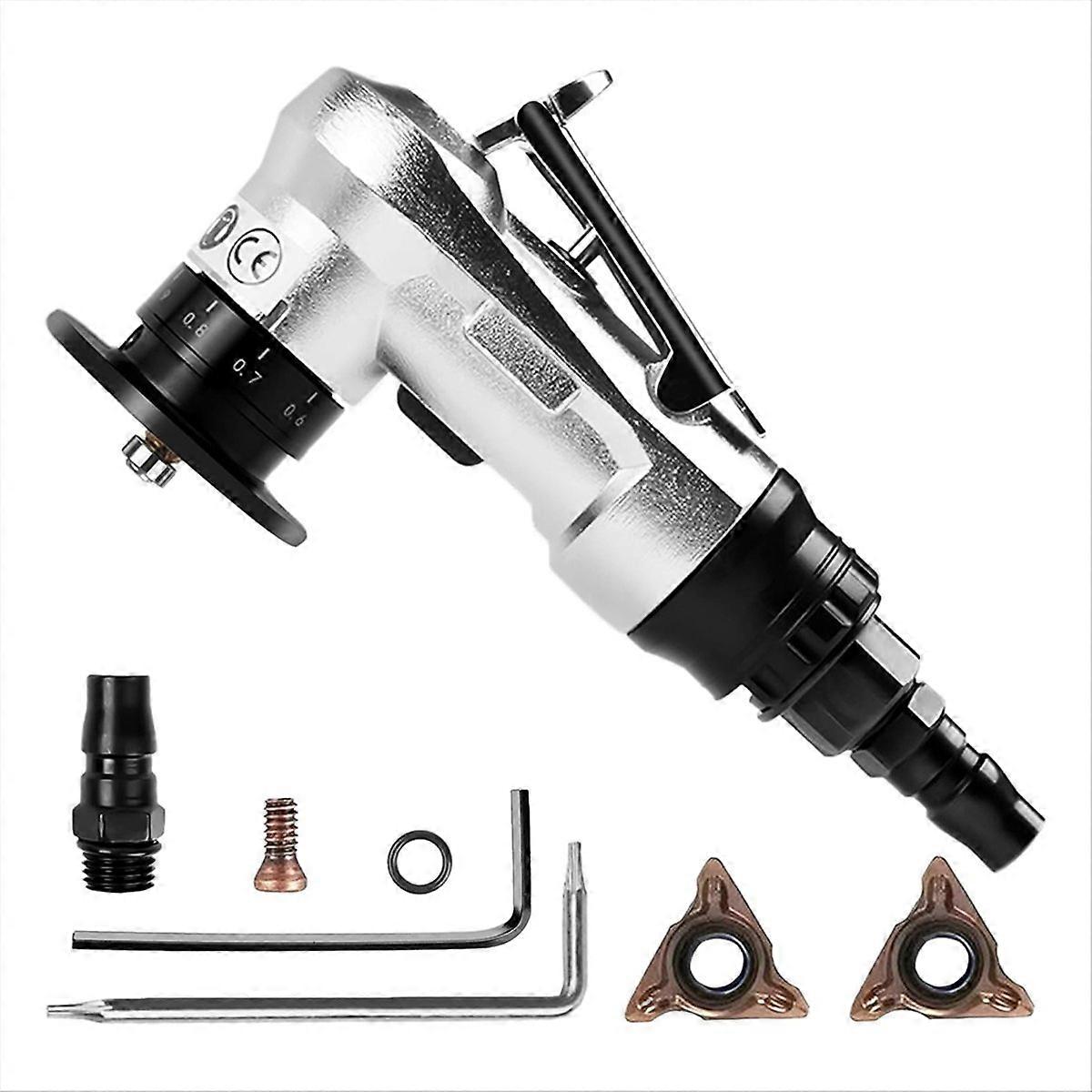 2 in 1 Mini Air Chamfering Tool, 5-Adjustment Pneumatic Chamfering