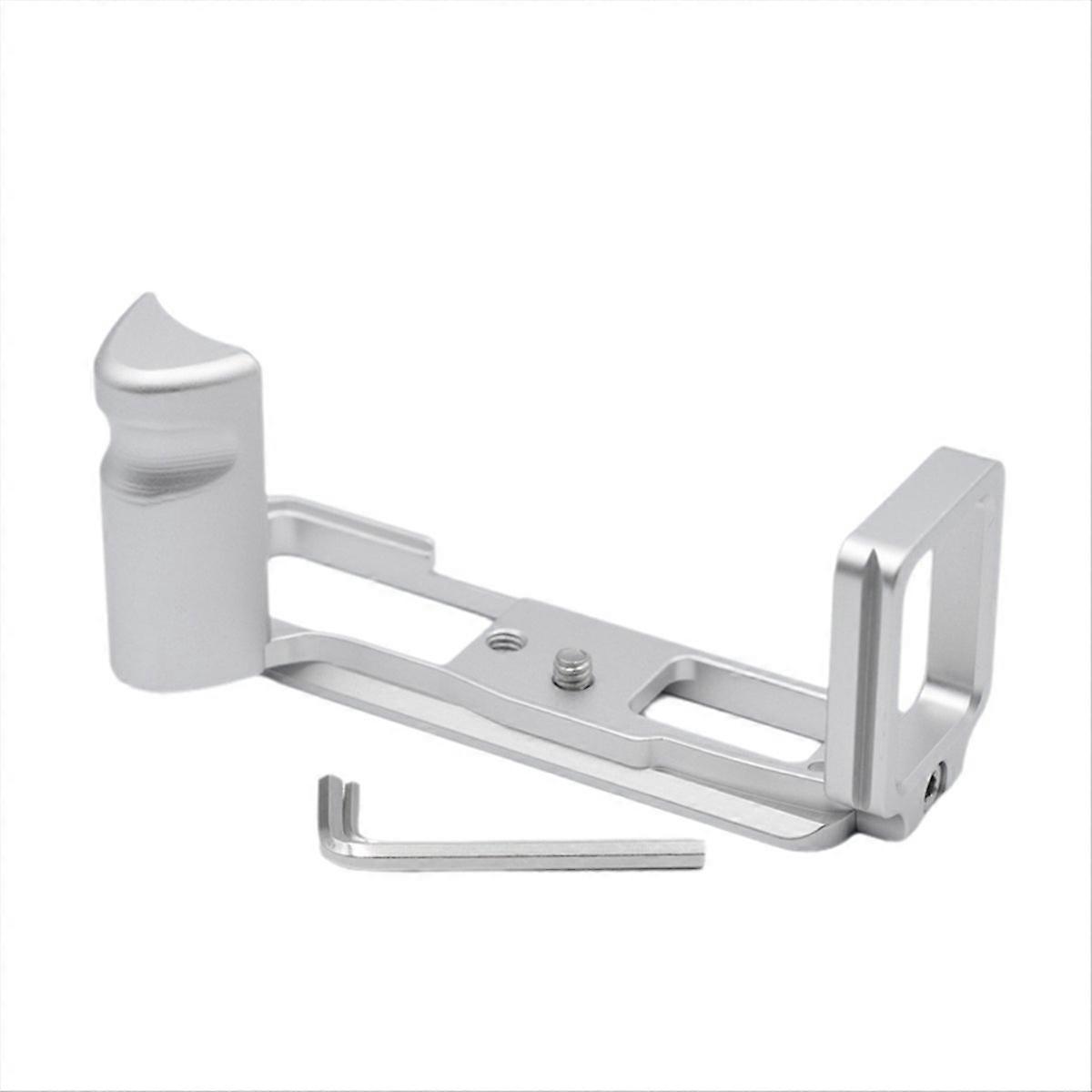 Camera L Bracket Hand Grip Quick Release Plate for E-M10IV Camera Accessories Silver