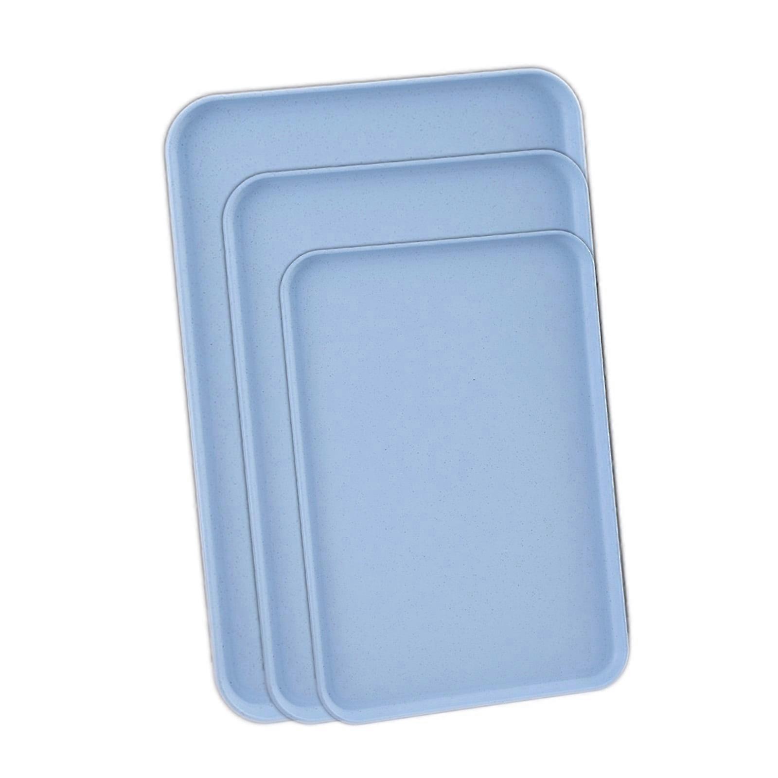 ACDANC 3Pcs Baking Sheets,Non Stick Cookie Baking Sheet,Versatile Use Cake Pans,Blue