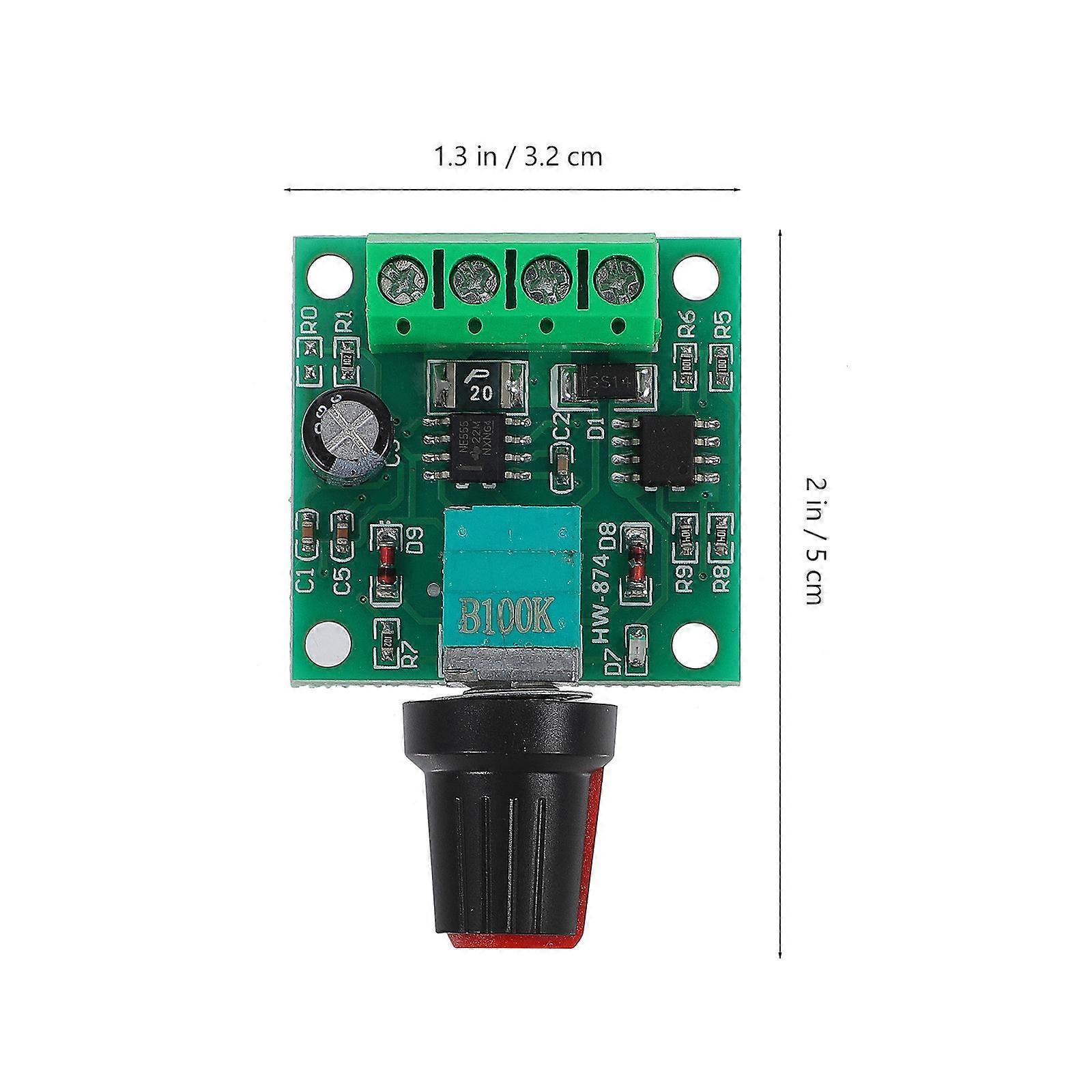 Dc Motor Speed Controller Adjustable Low Voltage Regulator Controller 1.8V-12V