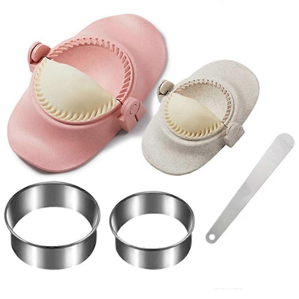 Dumpling Maker, Dumpling Dough Press Mold Set with Ring Cutter and Stuffing Spoon, Kitchen Gadget fo