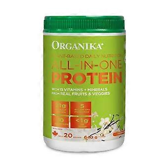 Organika Plant Based Daily Nutrition All In One Protein Vanilla, 640 Grams