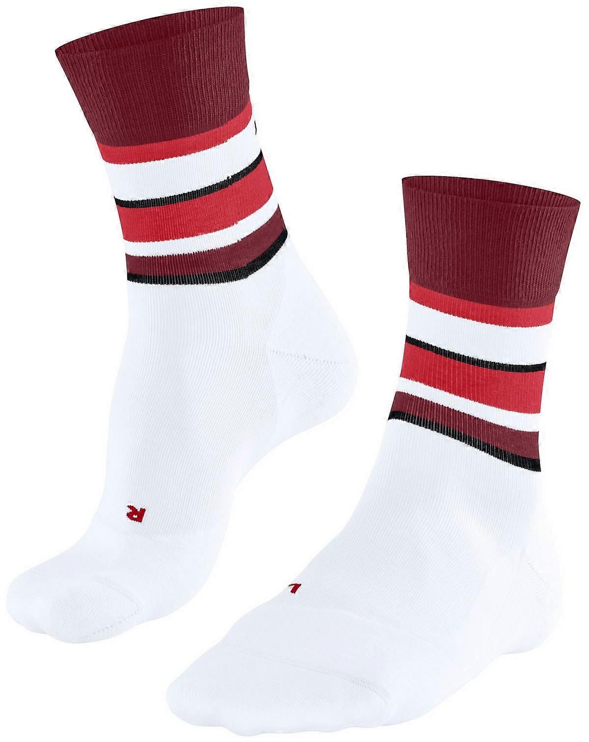 Falke RU4 Endurance Compression Running Socks - White/Red