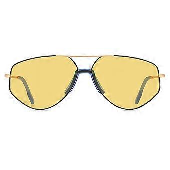 Kenzo KZ 40014U 31E Full Rim Matte Gold Unisex Pilot Sunglasses UV3 Original