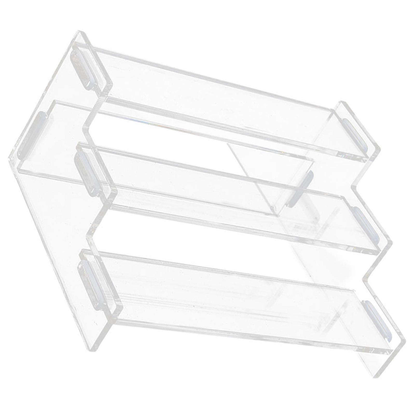 Acrylic Doll Toy Storage Rack for Storage Use with Three Layers