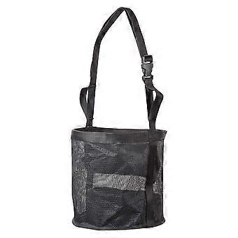Horse Feed Bag, Hanging Hay Net Slow Feeder Bag with Adjustable Strap Spill Proof Feeding Rite Bag for Horses