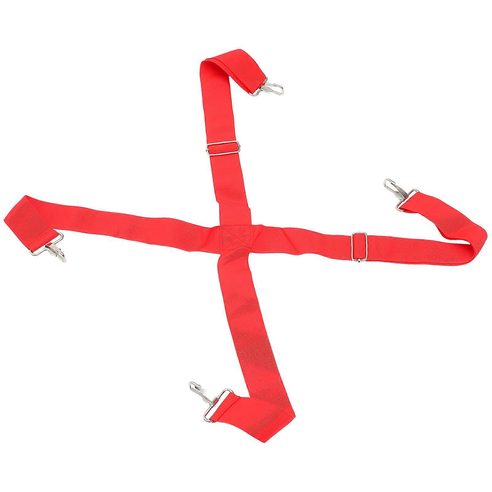 Red Drum Strap Adjustable Snare Drum Belt for Marching