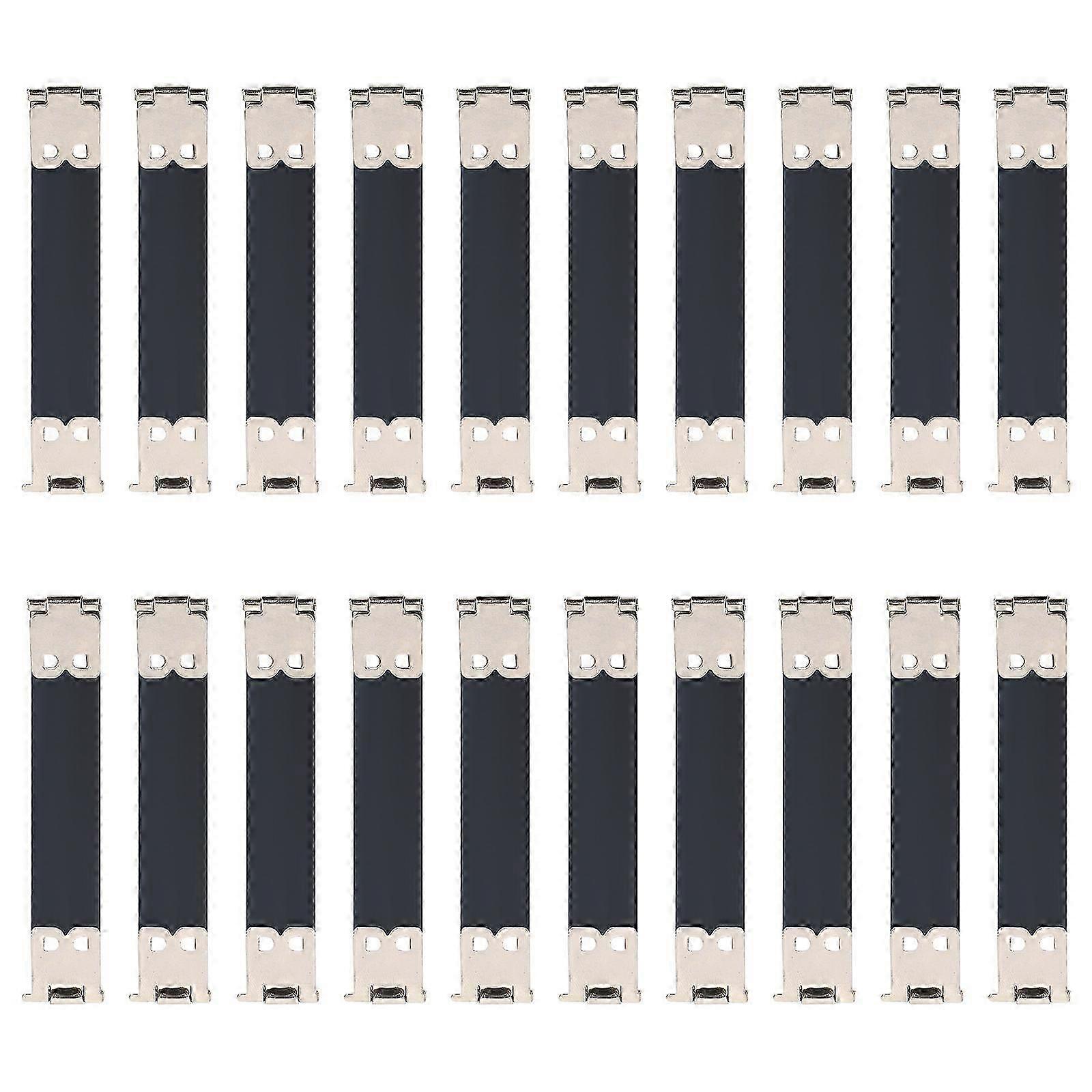 Handbag Hinges Spring Clip Metal Internal Flex Frame 60Pcs